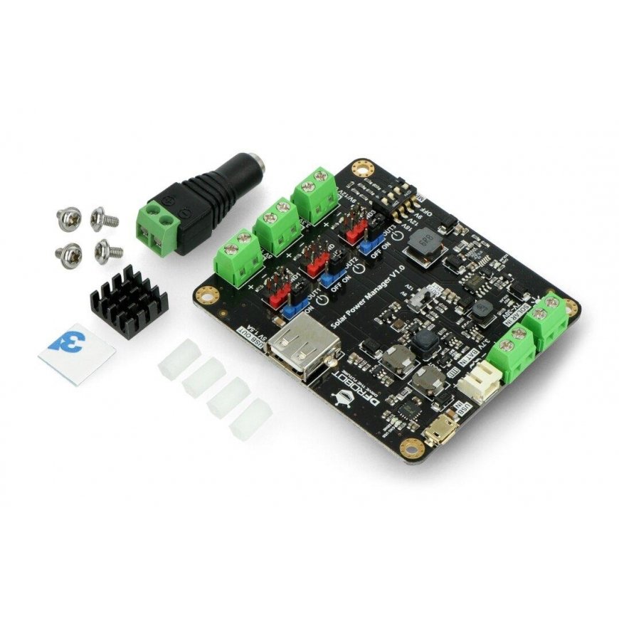 DFRobot solar energy controller 9 V / 12 V / 18 V – 4