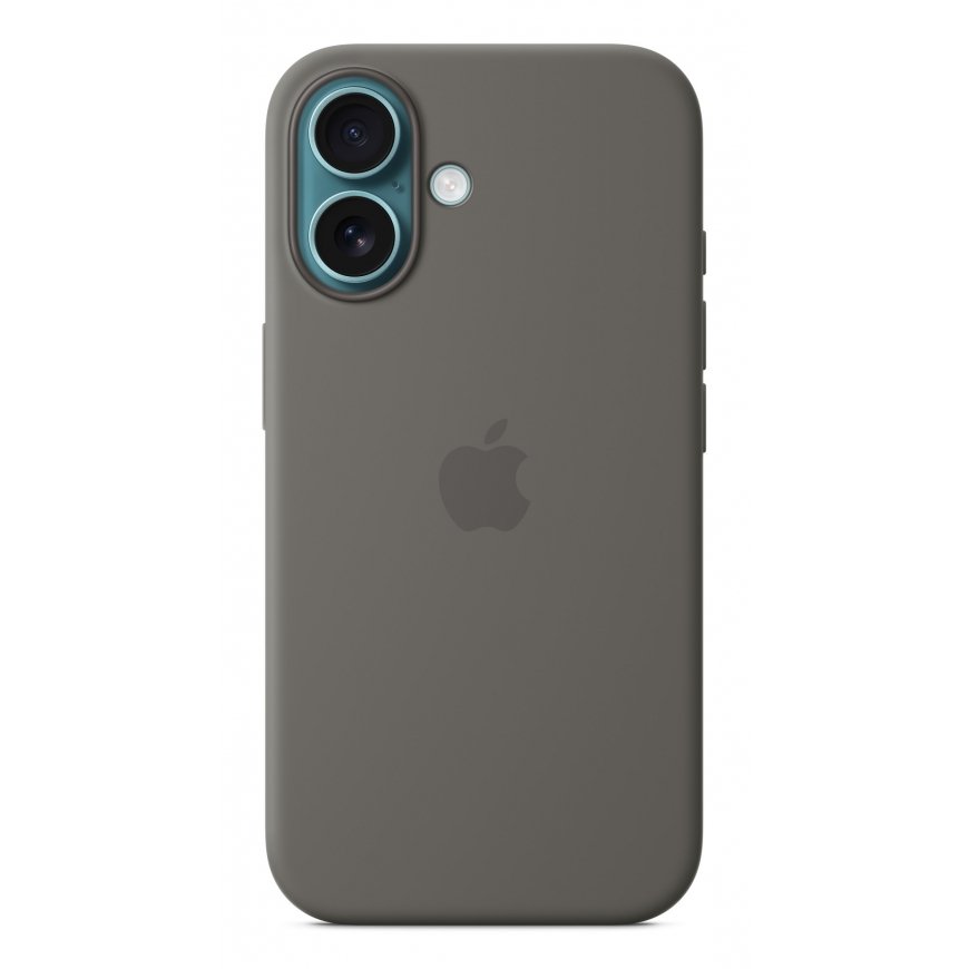 Apple iPhone 16 Silicone Case with MagSafe - Stone Gray – 2