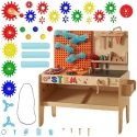 MASTERKIDZ деревянные мастерские XXL Montessori STEM с инструментами и аксессуарами MASTERKIDZ деревянные мастерские XXL Montessori STEM с инструментами и аксессуарами