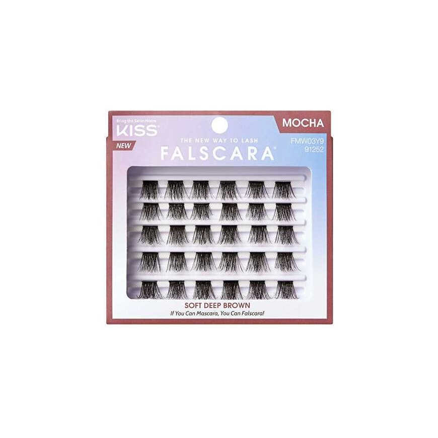 „Kiss My Face Falscara Multi Wips Mocha Lashes“ - tekoblondit (24 kpl)