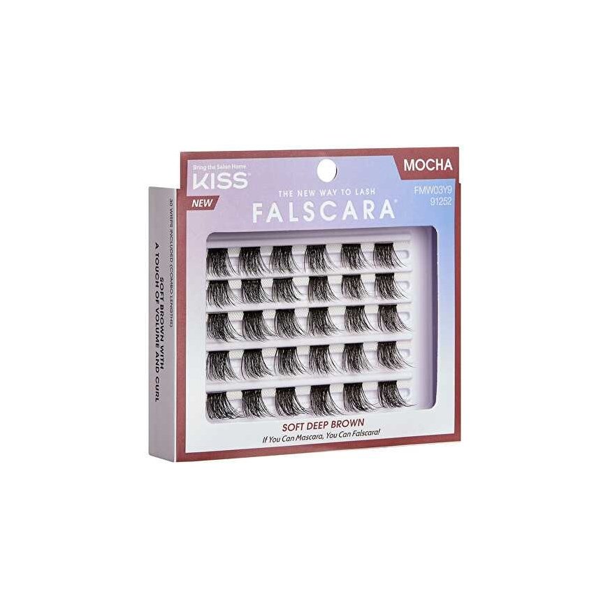 „Kiss My Face Falscara Multi Wips Mocha Lashes“ - tekoblondit (24 kpl) – 4