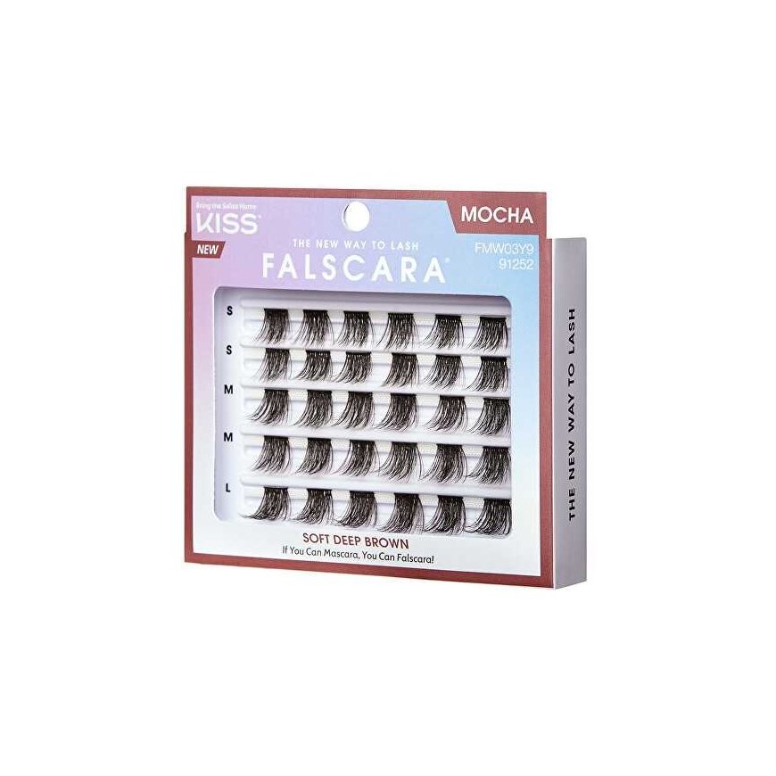 „Kiss My Face Falscara Multi Wips Mocha Lashes“ - tekoblondit (24 kpl) – 5
