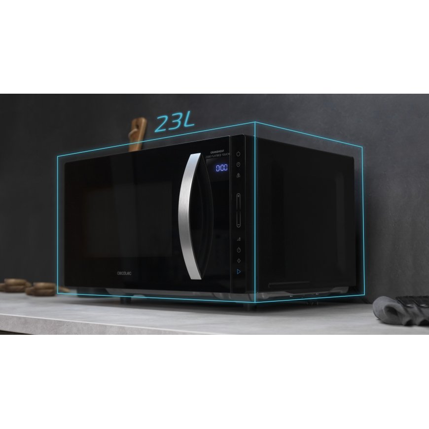 Cecotec GrandHeat 2300 Flatbed Touch Black Solo microwave Countertop 23 L 800 W – 2