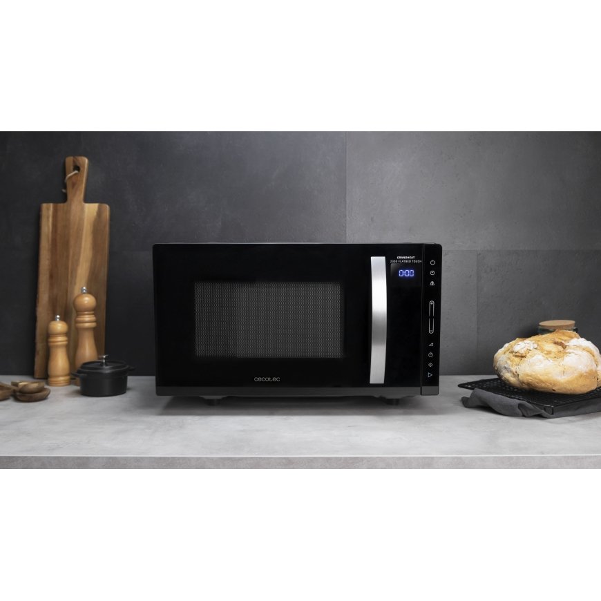 Cecotec GrandHeat 2300 Flatbed Touch Black Solo microwave Countertop 23 L 800 W – 3