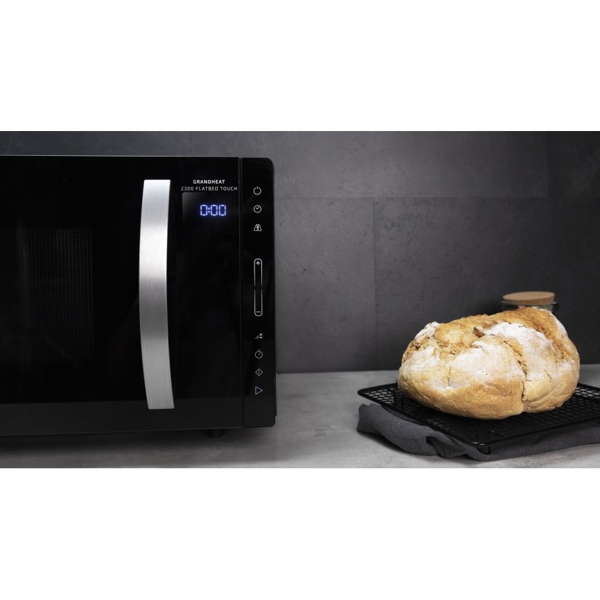 Cecotec GrandHeat 2300 Flatbed Touch musta Solo-mikroaaltouuni Pöytämalli 23 L 800 W – 5
