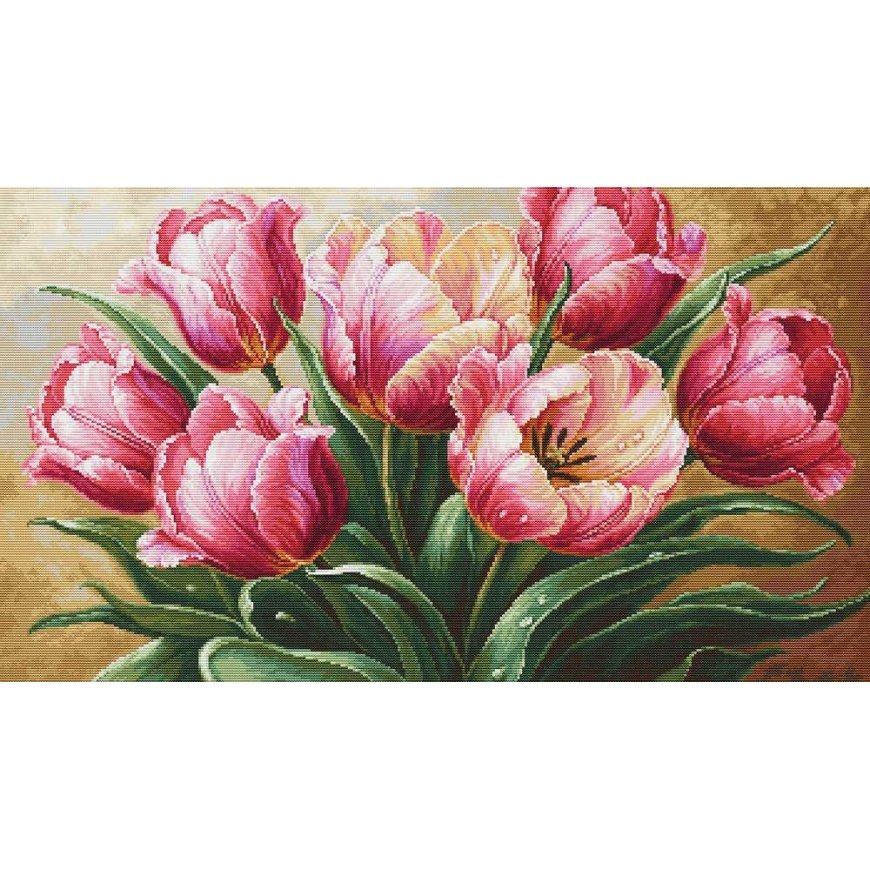 Luca S Kryželiu tikanduse komplekt "Kena tulp" 35x20cm SG718