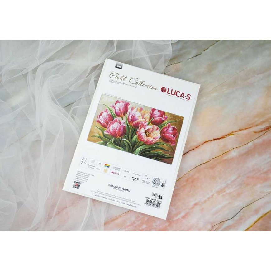 Luca S Kryželiu tikanduse komplekt "Kena tulp" 35x20cm SG718 – 2