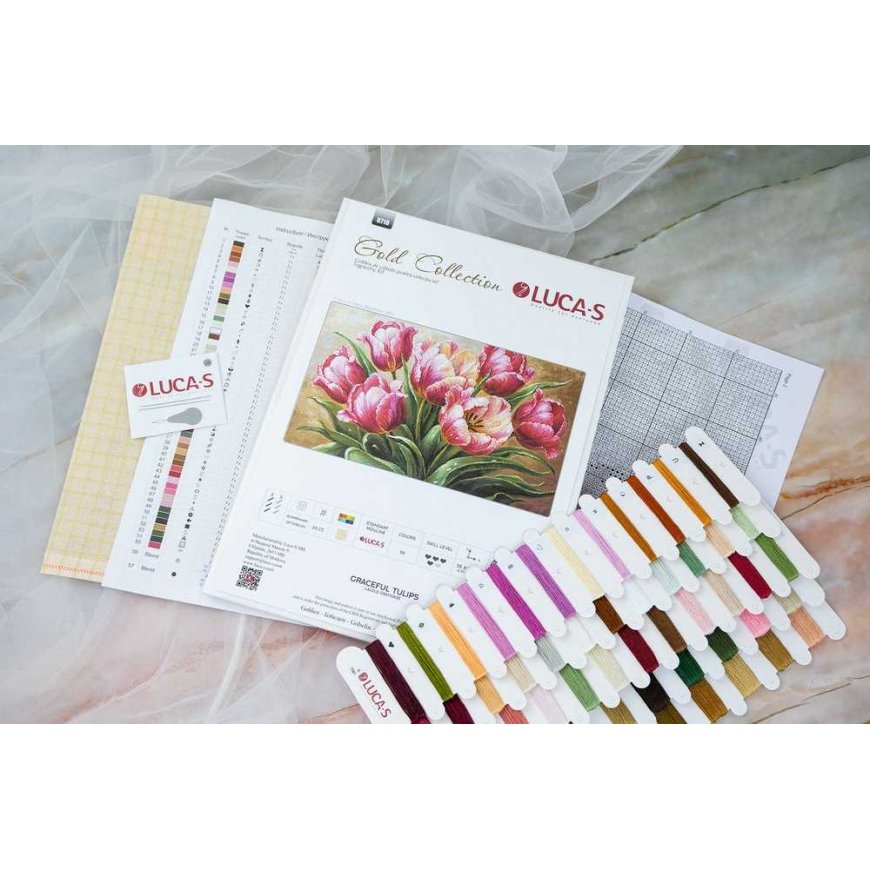 Luca S Kryželiu tikanduse komplekt "Kena tulp" 35x20cm SG718 – 3