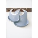BabyBjörn kūdikių prijuostė - 2 vnt., Miltelinė mėlyna BabyBjörn kūdikių prijuostė - 2 vnt., Miltelinė mėlyna