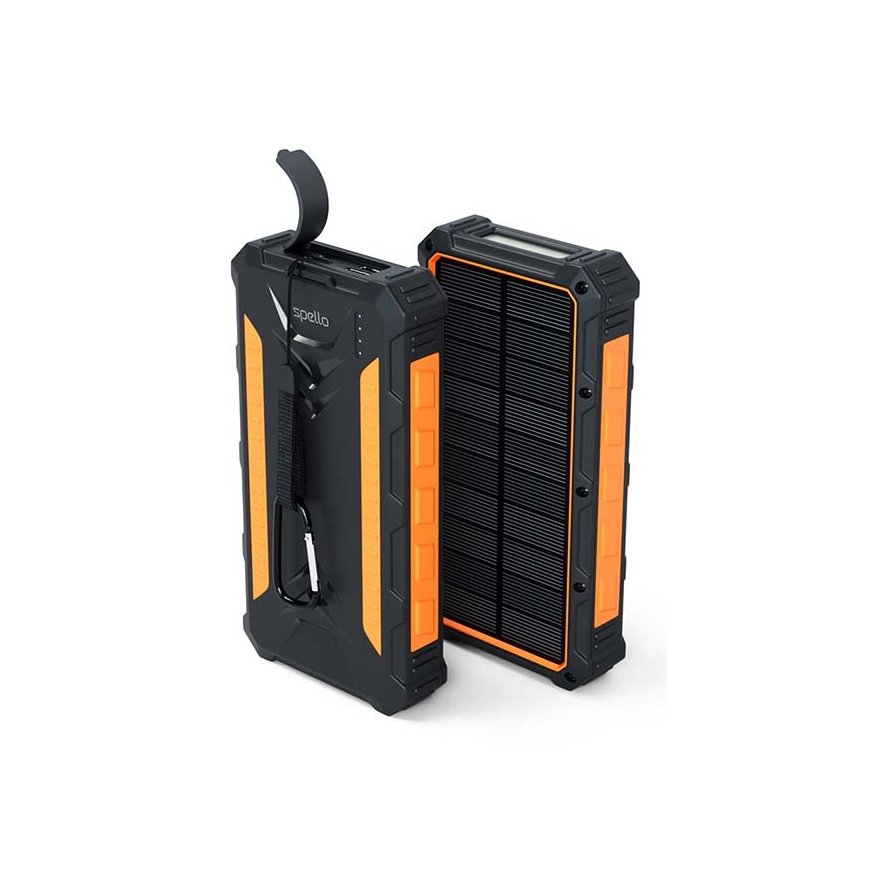Epico Spello 24000 mAh Wireless charging Black, Orange