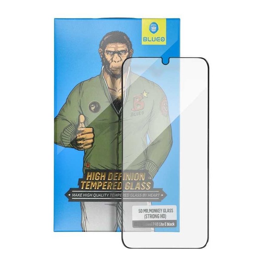 Blueo LCD apsauginis stikliukas 5D Mr. Monkey Glass (Strong HD) Apple iPhone 13 Pro juodas – 2