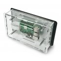 Gravlaser Dėklas skirtas Raspberry Pi ir specialiam 7” jutikliniam ekranui, permatomas Gravlaser Dėklas skirtas Raspberry Pi ir specialiam 7” jutikliniam ekranui, permatomas