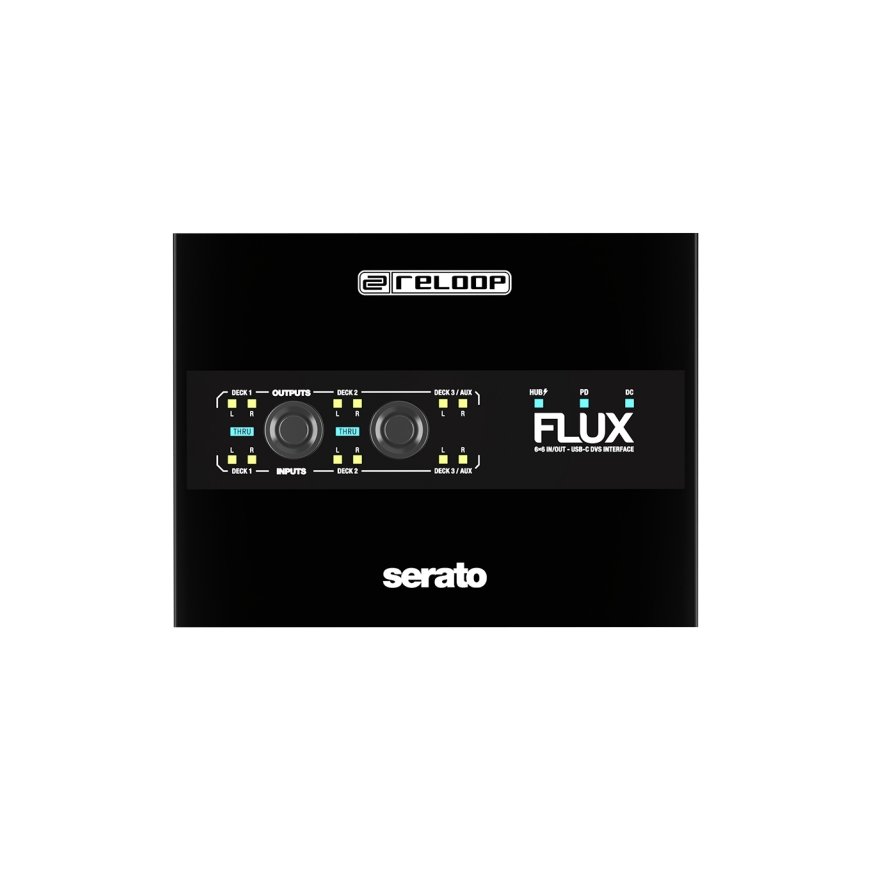 Reloop Flux 3.0 kanalid USB