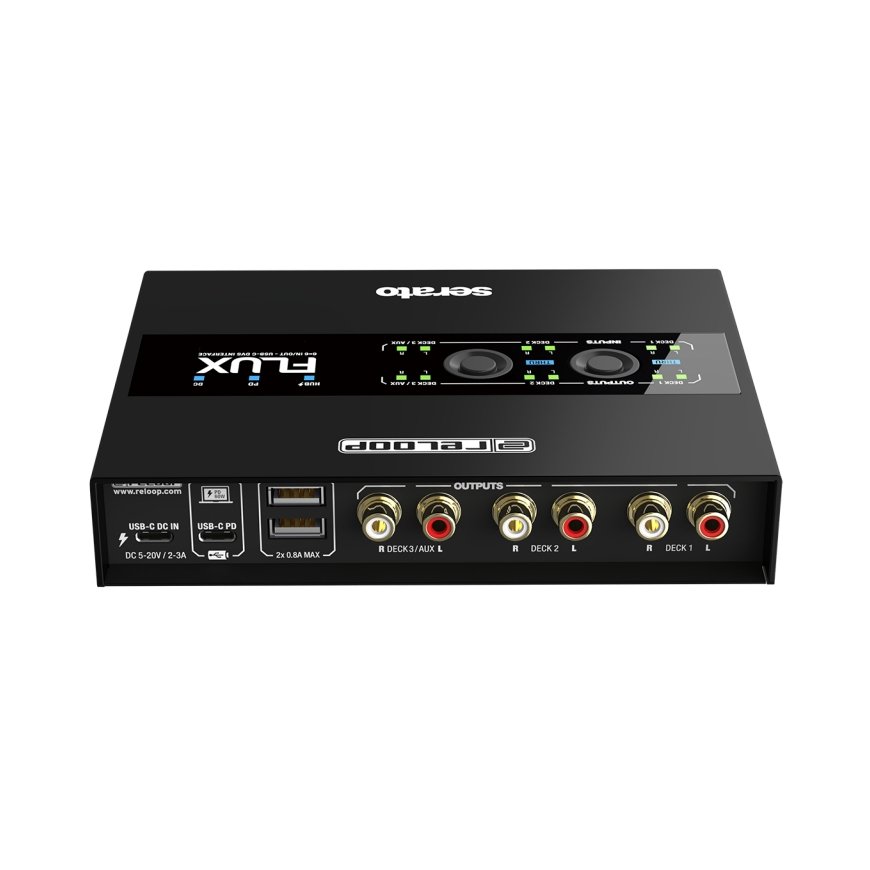 Reloop Flux 3.0 kanāli USB – 3