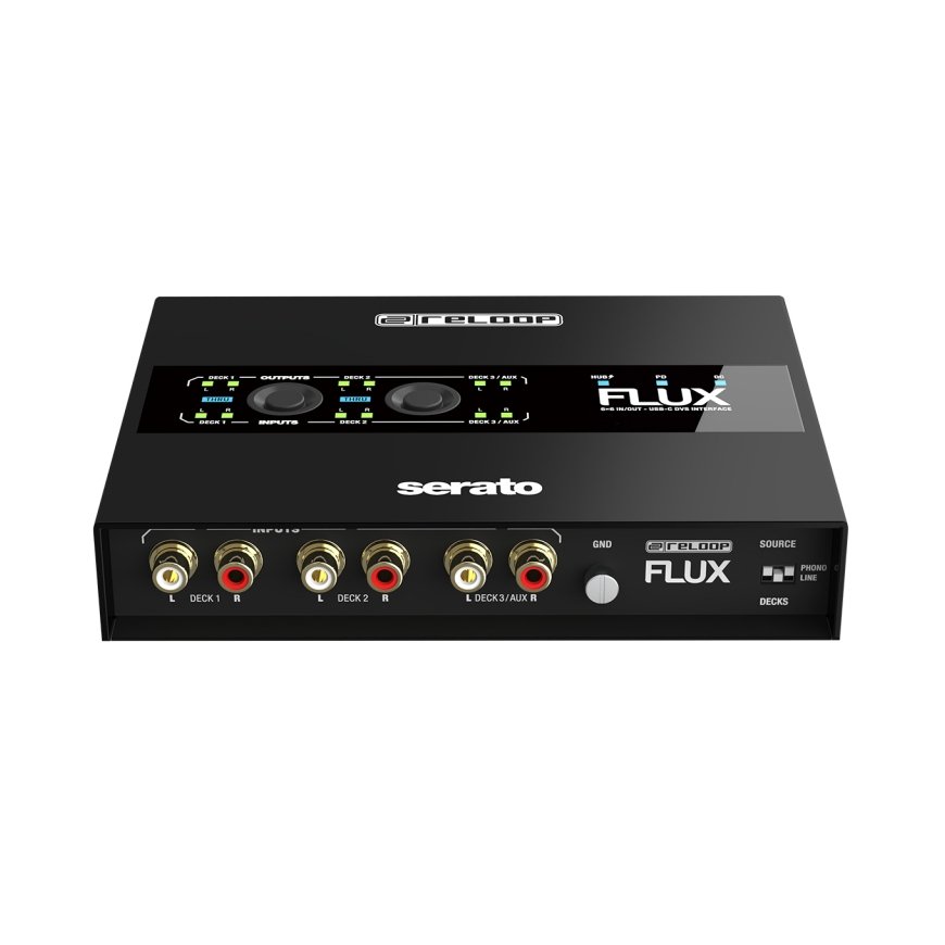 Reloop Flux 3.0 kanāli USB – 4
