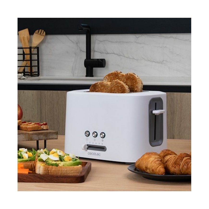 Cecotec 03188 toaster 6 2 slice(s) 980 W White – 2