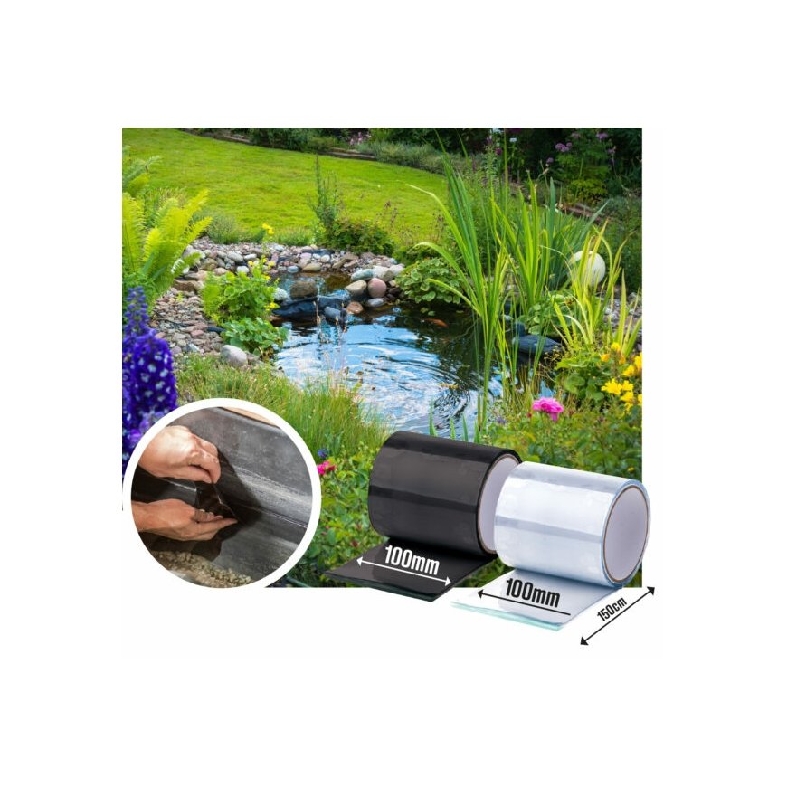HEISSNER Easy FIX Melns 1,5 m – 2