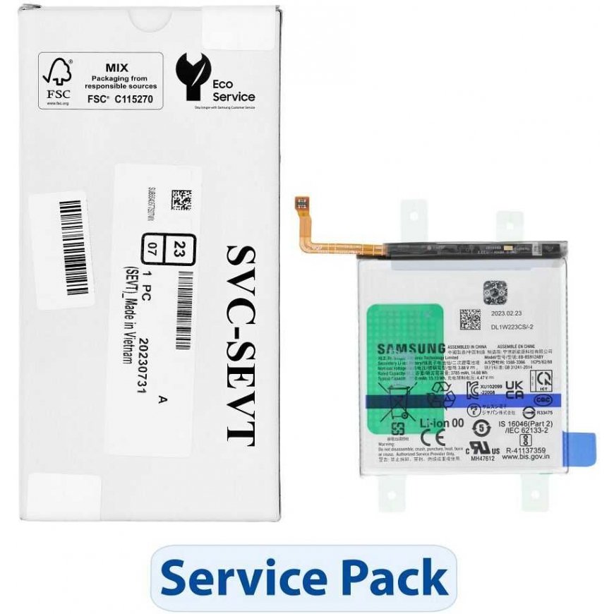 ServicePack Battery EB-BS912ABY or Samsung S23 S911B GH82-30483A