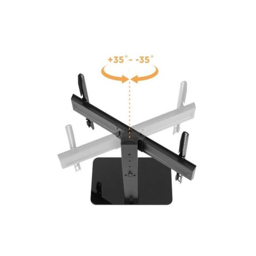 Держатель Fellowes "Brateck" универсальная подставка LDT03-23L для телевизоров 37"-70" вращающийся стол – 3
