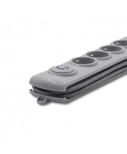 Qoltec 50270 сетевой фильтр Серый 5 розетка(и) 230 V 1,8 m