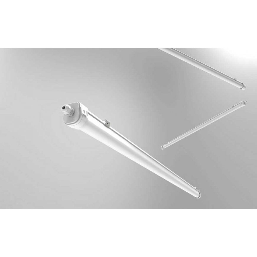 VEGA 4000lm on/off 4000K 1.2m, 26W, IP65, IK08, Non traversant, Classe II, 220-2