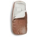 Leclerc Baby Hexagon Footmuff for child - brown leather Leclerc Baby Hexagon Footmuff for child - brown leather