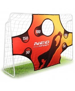 Football goals 245 x 155 x 80 cm + target mat