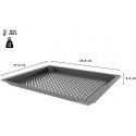 Bosch HEZ629070 orkaitės dalis / priedas Juoda Plienas Grilio lėkštė