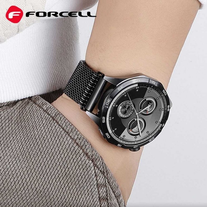 Strap for Samsung Galaxy Watch Forcell F-Design FS10 magnetic steel, 22 mm, gold – 2