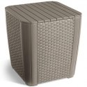Keter Soninis garden table Luzon, cappuccino color, flat weaving Keter Soninis garden table Luzon, cappuccino color, flat weaving