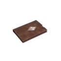 EXENTRI Miniwallet Wallet Brown Nylon, Leather, Stainless steel EXENTRI Miniwallet Wallet Brown Nylon, Leather, Stainless steel