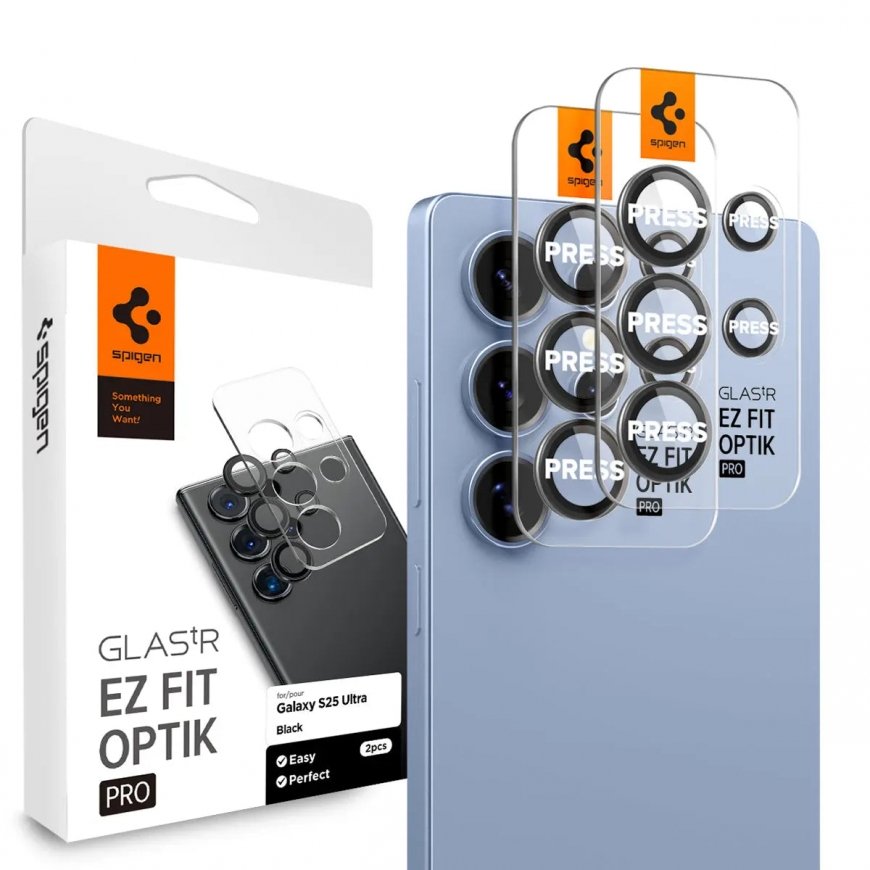 Spigen Glas.tR EZ Fit Optik Pro Kameras lēcas aizsargs Samsung 2 pcs