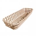 DOMESTIC RITUALS captured rectangular basket, sand color, 40 x 12 x 8 cm DOMESTIC RITUALS captured rectangular basket, sand color, 40 x 12 x 8 cm