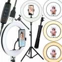 Blavec Selfie Ring lamp Aluminium Aura LED RGB Ring P50 25cm tri Blavec Selfie Ring lamp Aluminium Aura LED RGB Ring P50 25cm tri
