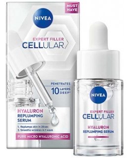 Nivea Cellular Expert Filler Hyaluron drėkinamasis serumas nuo raukšlių, 15 ml