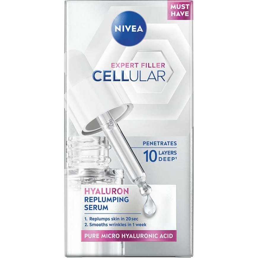 Nivea Cellular Expert Filler Hyaluron moisturizing serum for wrinkles, 15 ml – 3