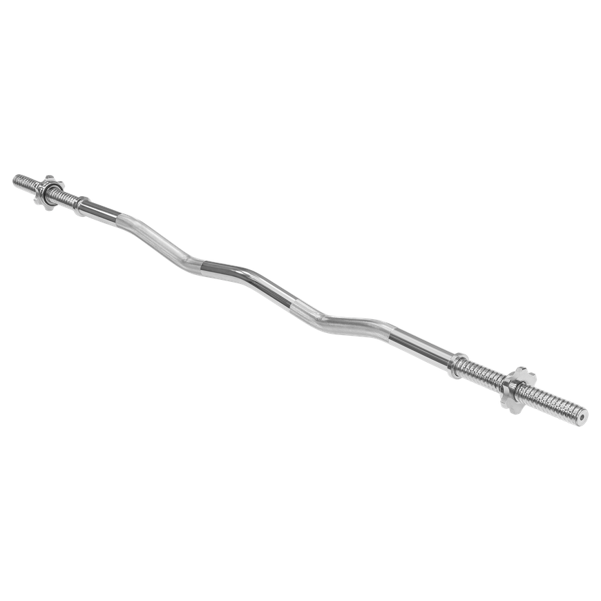 The barbell is slightly bent, 30 mm, 120 cm, 5.5 kg, max, 170 kg, REBEL ACTIVE – 2