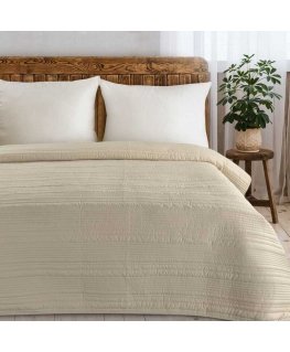 Eurofirany CHON/TARA/BEIGE 170X210 BEIGE Voodikate Voodikate
