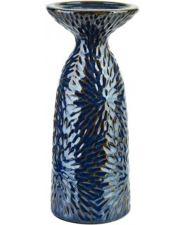 Affek Design Mondex Since 1986 R YARINE Blue Candle Holder 11x10x25cm