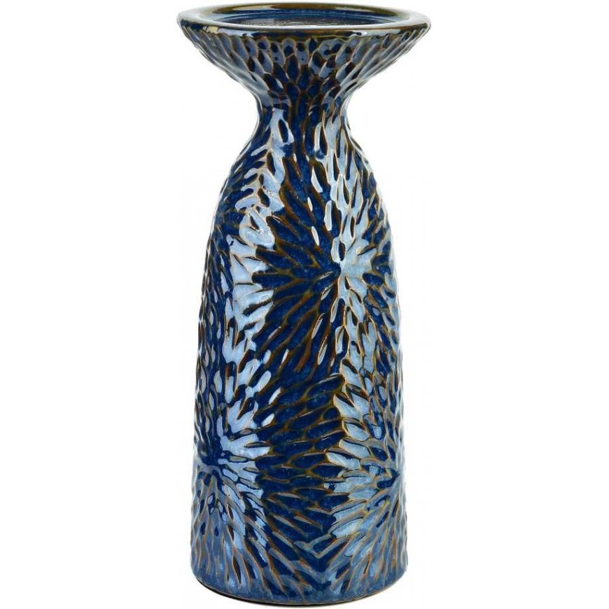 Affek Design Mondex Nuo 1986 R YARINE Mėlynas žvakidė 11x10x25cm