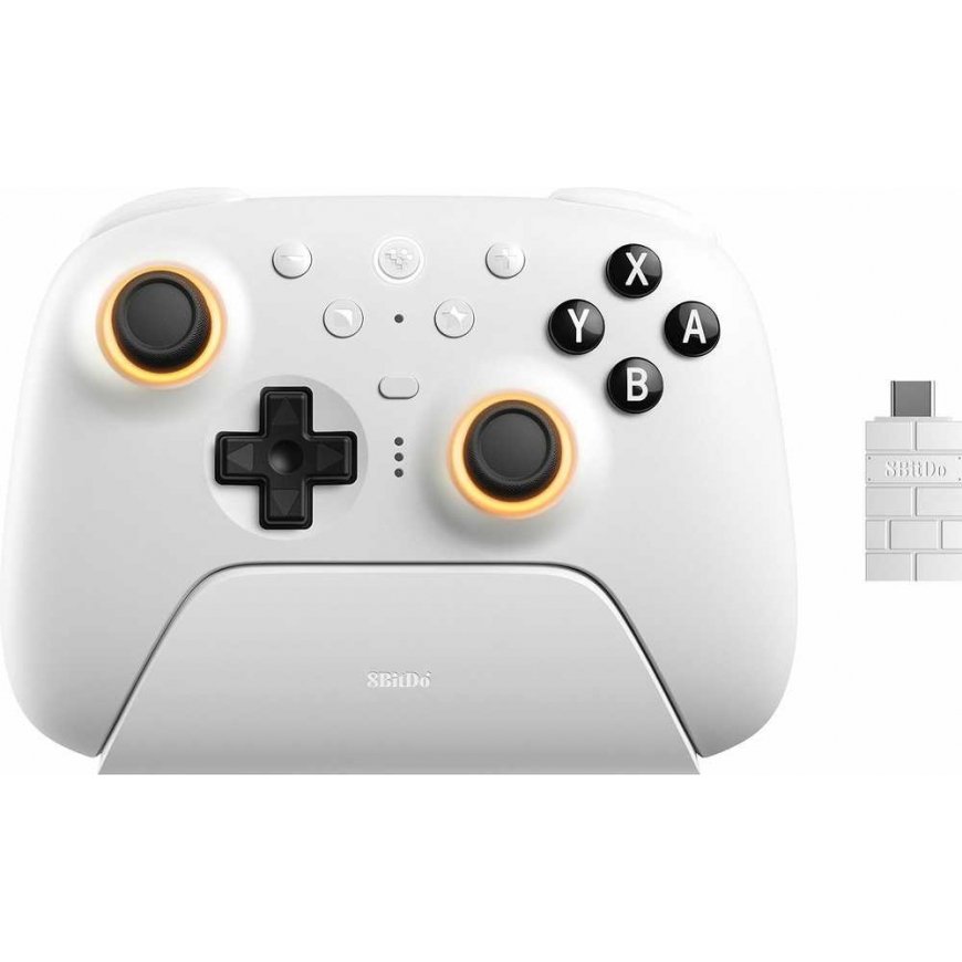 Беспроводной контроллер 8BitDo Ultimate 2 BT, ПК/Свитч, белый