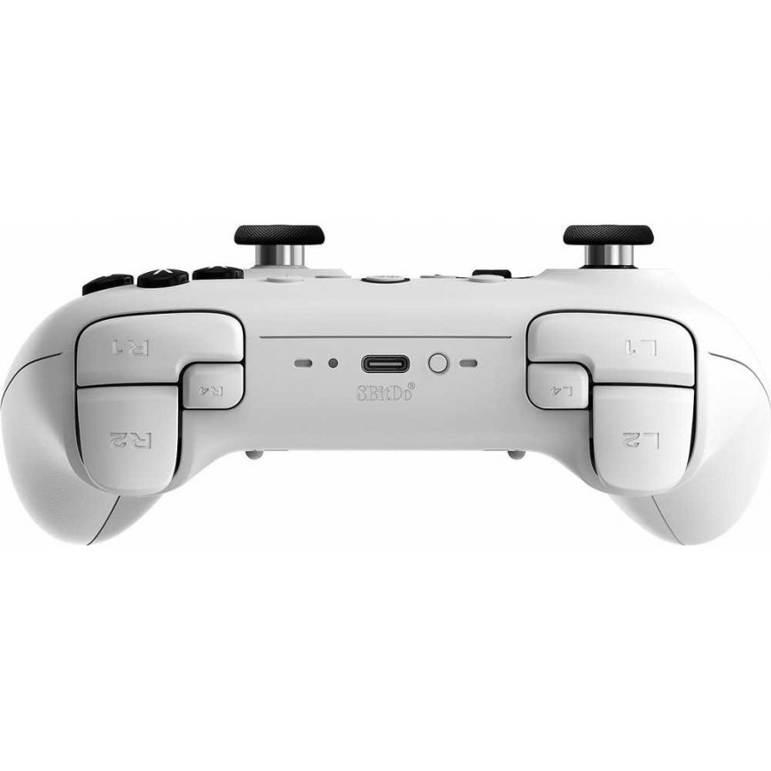 8BitDo Ultimate 2 Wireless BT game controller, PC/Switch, white – 5