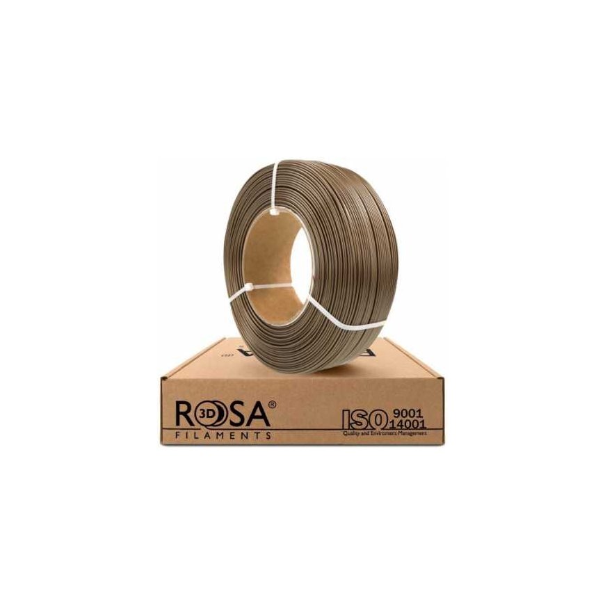 3D plastic PET-G gold (pearl gold) 1.75mm 1kg refill package Rosa3D – 5