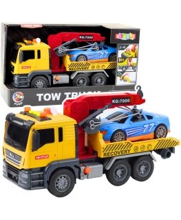 Lean Toys Veok kraanaga võidusõiduautode helid