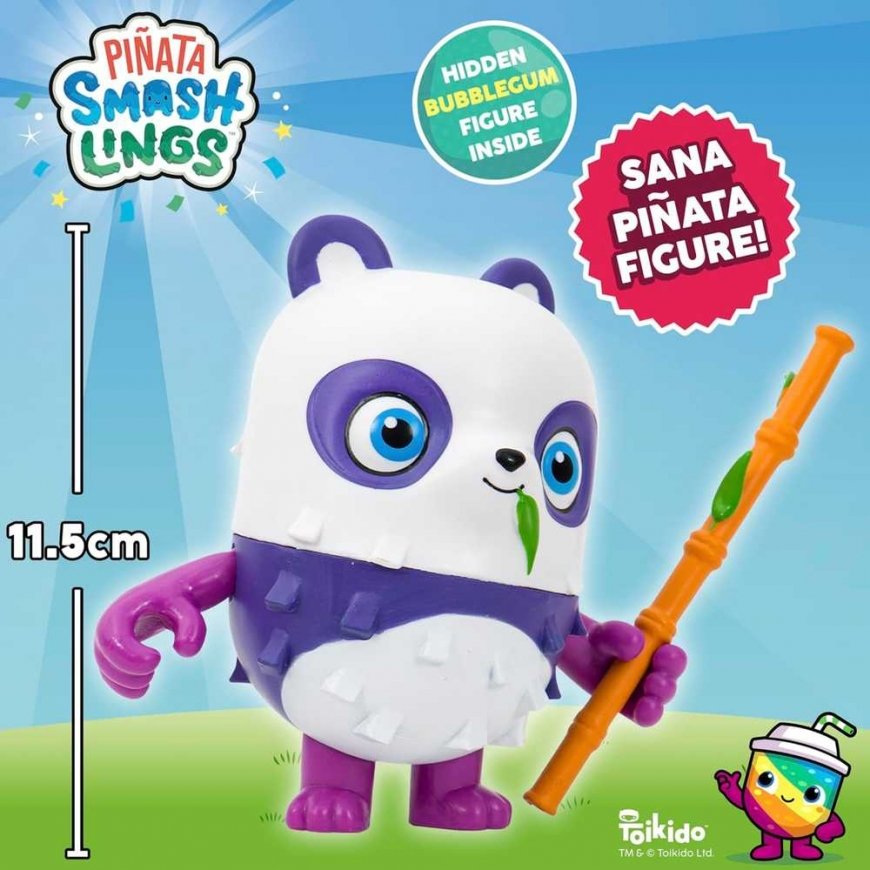 Pinata set SmashLings Pinata Panda Sana + 2 figurines – 3