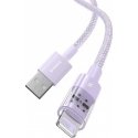 Baseus Gem USB kuni IP 2.4A kiire laadimise kaabel 1 m Lilla