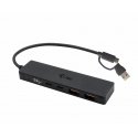 i-tec Metal C31HUBMETAL2A2C keskitin USB 3.2 Gen 1 (3.1 Gen 1) Type-C 10000 Mbit/s musta i-tec Metal C31HUBMETAL2A2C keskitin USB 3.2 Gen 1 (3.1 Gen 1) Type-C 10000 Mbit/s musta