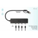 i-tec Metal C31HUBMETAL2A2C jaotur USB 3.2 Gen 1 (3.1 Gen 1) Type-C 10000 Mbit/s Must i-tec Metal C31HUBMETAL2A2C jaotur USB 3.2 Gen 1 (3.1 Gen 1) Type-C 10000 Mbit/s Must