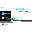 i-tec Metal C31HUBMETAL2A2C jaotur USB 3.2 Gen 1 (3.1 Gen 1) Type-C 10000 Mbit/s Must i-tec Metal C31HUBMETAL2A2C jaotur USB 3.2 Gen 1 (3.1 Gen 1) Type-C 10000 Mbit/s Must