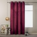 Night curtain with rings AmeliaHome VELVET 140X245 cm, 1 pc., color: wine Night curtain with rings AmeliaHome VELVET 140X245 cm, 1 pc., color: wine